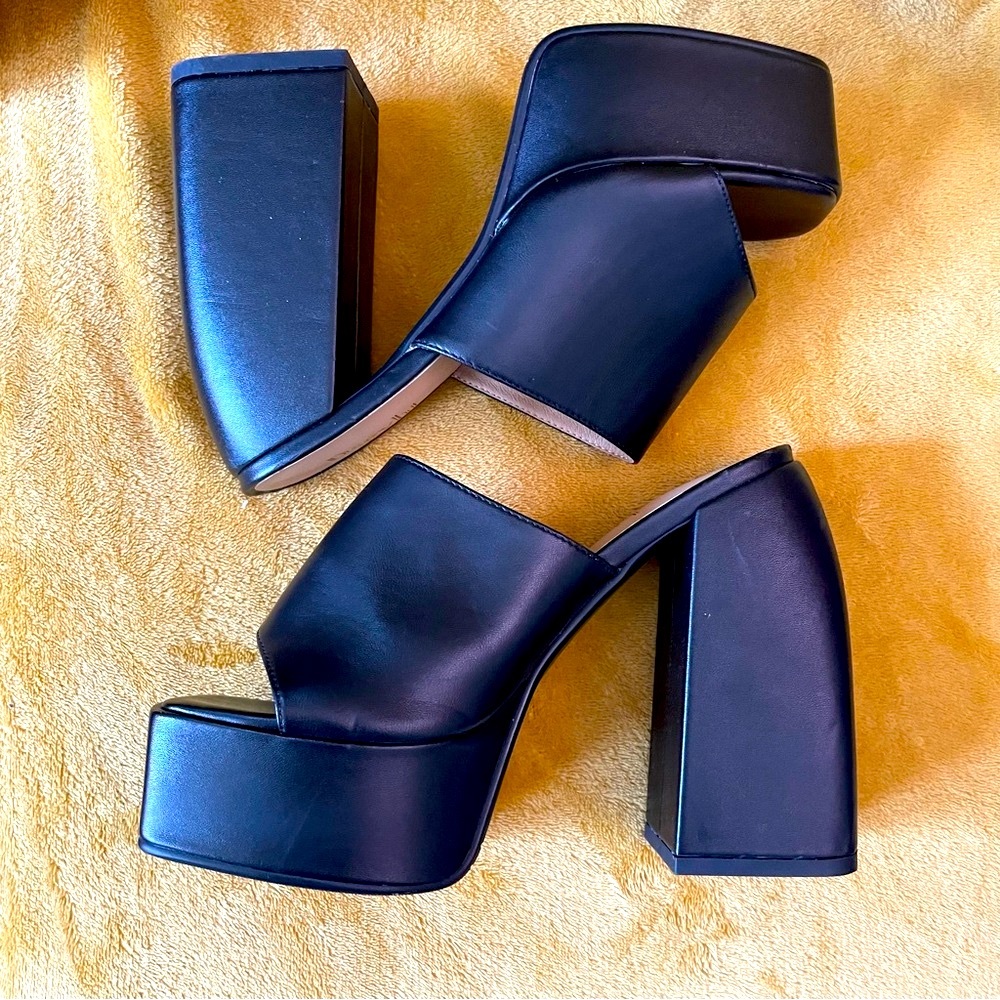 Platform Mule Heels